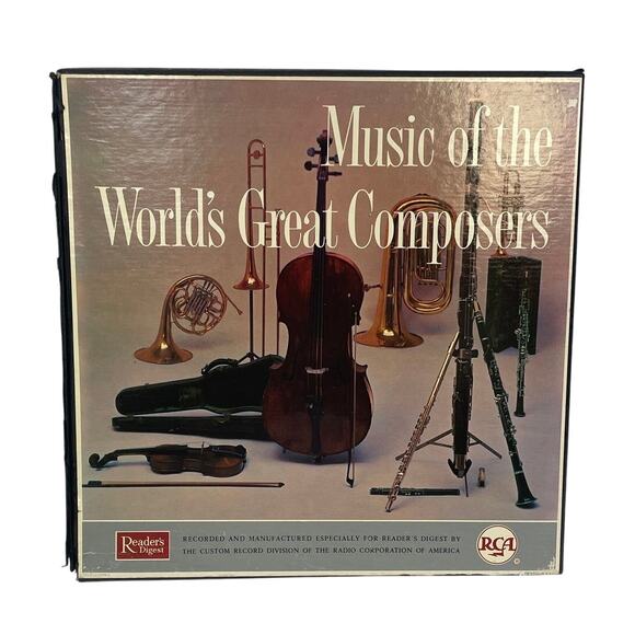 Vintage 1959 Reader's Digest Music World's Great Composers 12 Album Vinyl Set - Picture 1 of 3